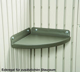 A 12-foot-long outdoor storage rack