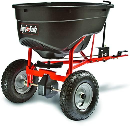 130-Pound Tow Behind Broadcast Spreader O9838