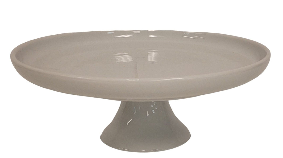 CANVAS Porcelain Multi-Functional Cake Stand, White, 11.75-in