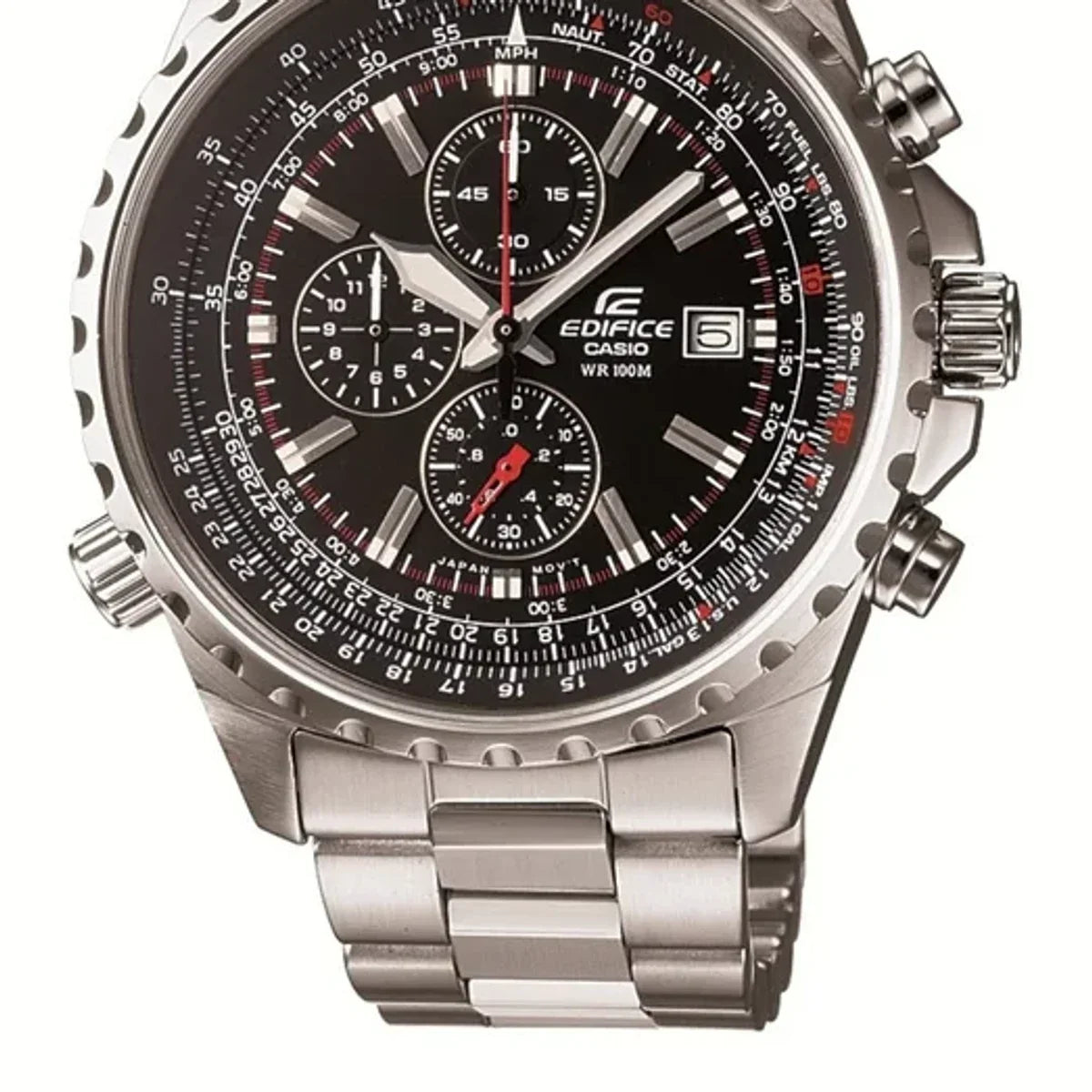 Casio Edifice Black Dial Men's Watch