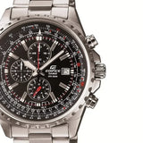 Casio Edifice Black Dial Men's Watch