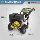 Champion Power Equipment PRO 4200 PSI 4.0 GPM Commercial Duty Low Profile Gas Pressure Washer