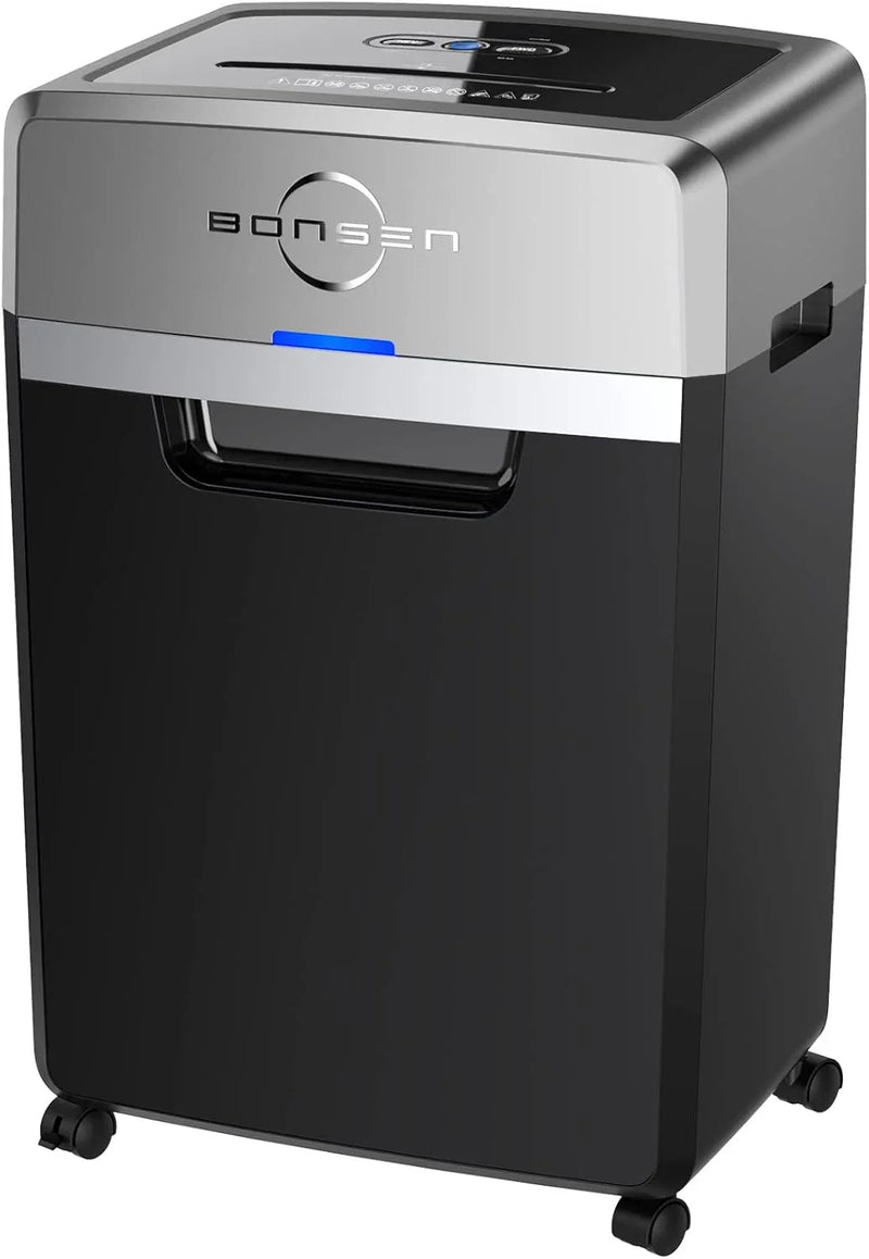 Heavy Duty Paper Shredder, 24-Sheet Cross-Cut Shredder, 40-Min Continuous Running Time, Commercial Grade Shredder for Office, 9-Gallon Big Basket, 55dB Super Quiet, P-4 High Security (S3105) A1013