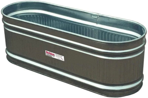 169-Gallon Galvanized Round-End Tank W917