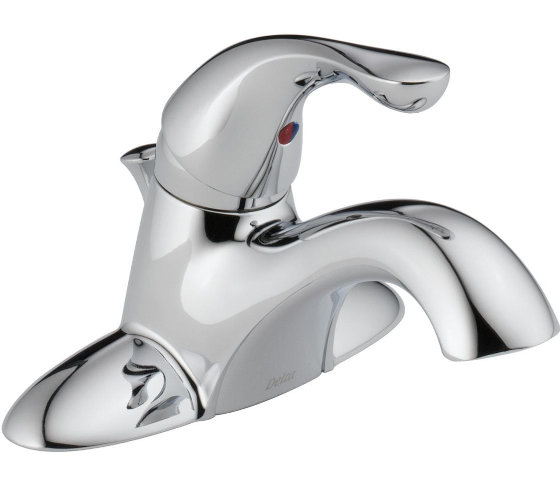 Delta 1-Handle Centerset Lavatory Faucet with Pop-up, Chrome