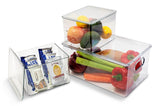 Dial Clear Storage Bin Set, 3-pc