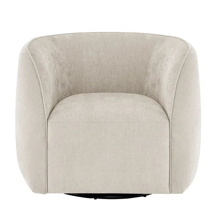 Elle Dcor - Fabric Swivel Chair