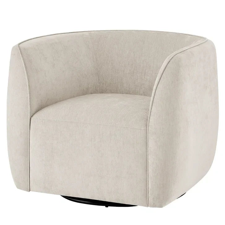 Elle Dcor - Fabric Swivel Chair