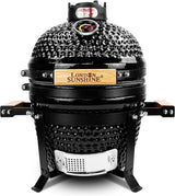 13-inch ceramic Kamodo charcoal barbecue grill - red