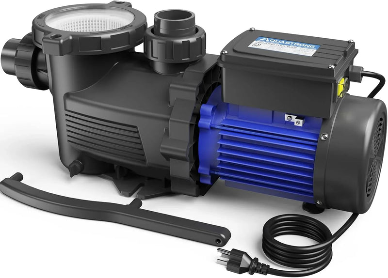 In/Above Ground Pool Pump, High Flow (with Timer, 2HP, 8917 GPH, 220V) H7970