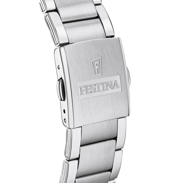 Festina Timeless Chronograph Black Dial Men's Watch
