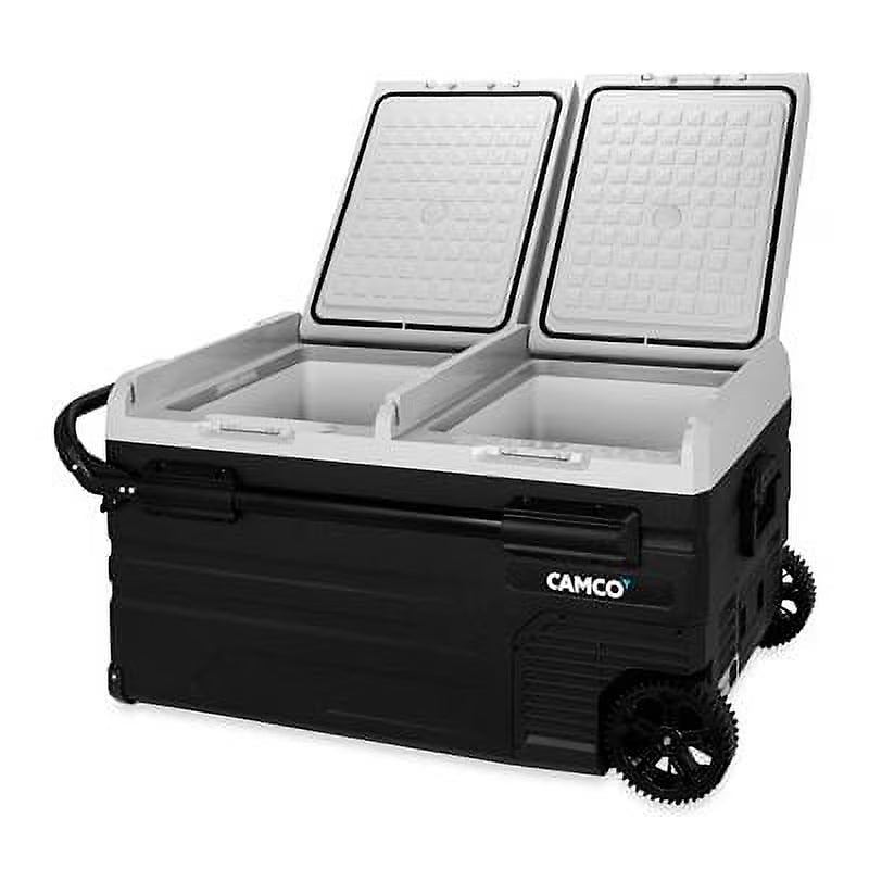 CAM-750 75-Liter Portable Compact Fridge/Freezer | Features Wireless Capable Remote Access 2 Compartments w/Dual Zone Cooling | Adjusts... N5606