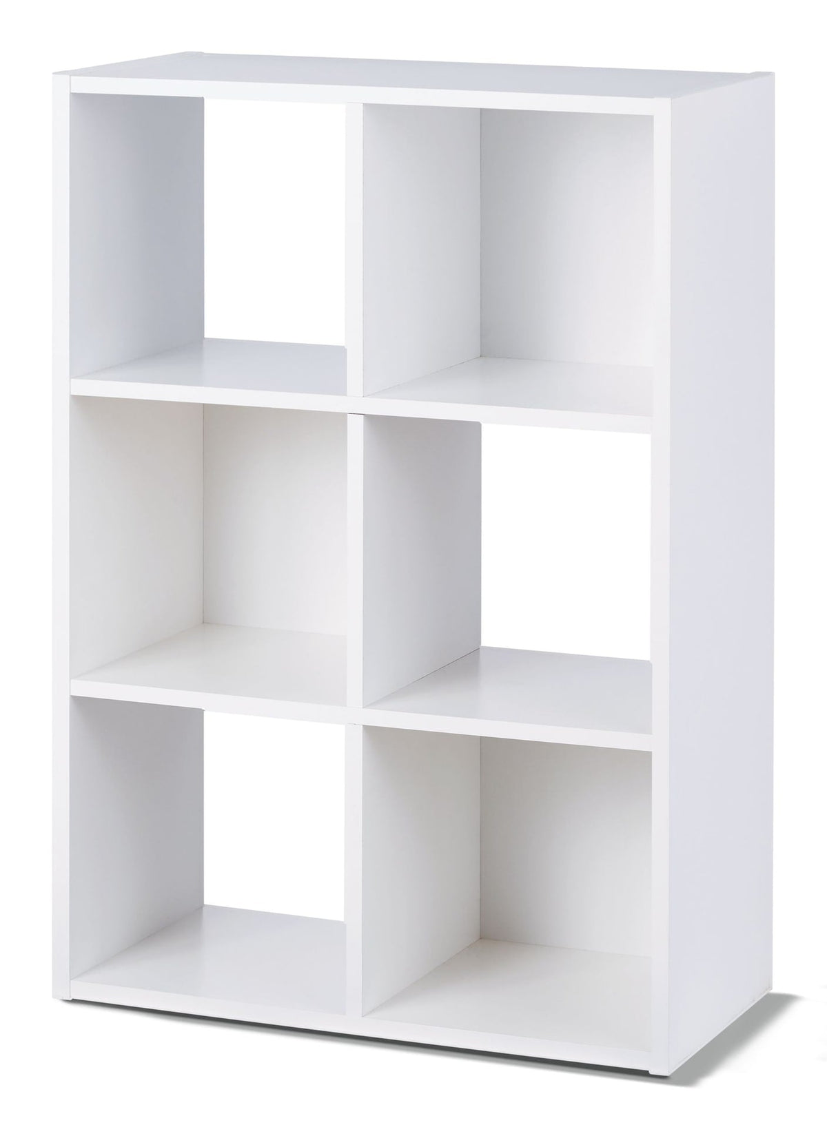 6-Cube Storage Organizer, Bookcase/Bookshelf, White