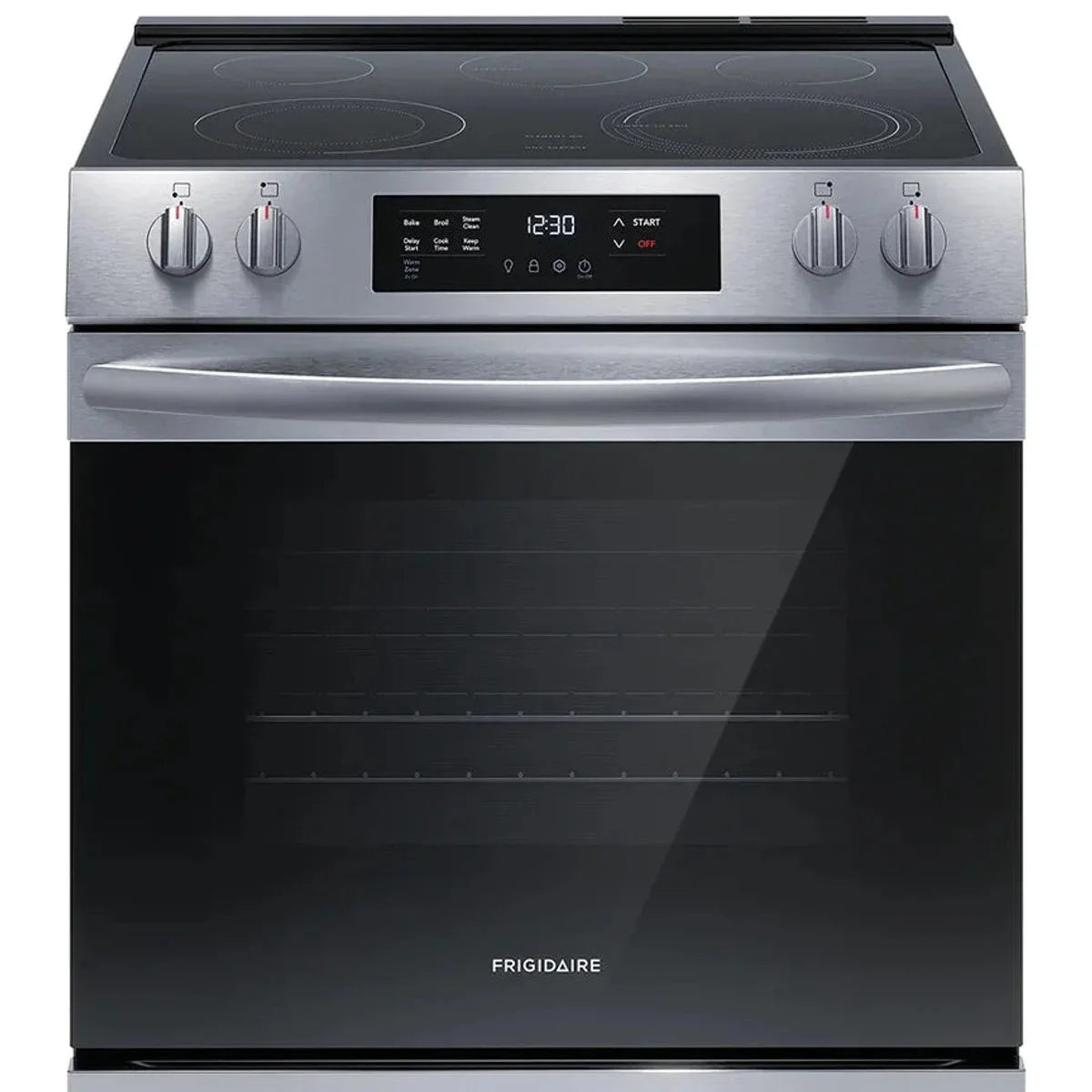 30 in 5.3 cu ft. Electric 5-Burner Range with Even Baking Technology