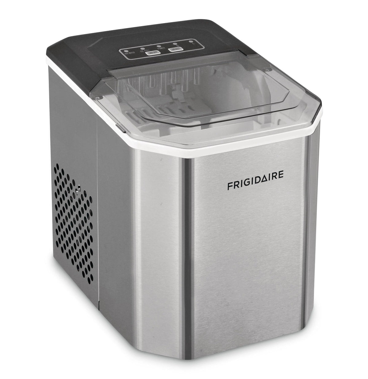 Stainless Steel Countertop Ice Maker with LED Display, 2.3-qt, Silver