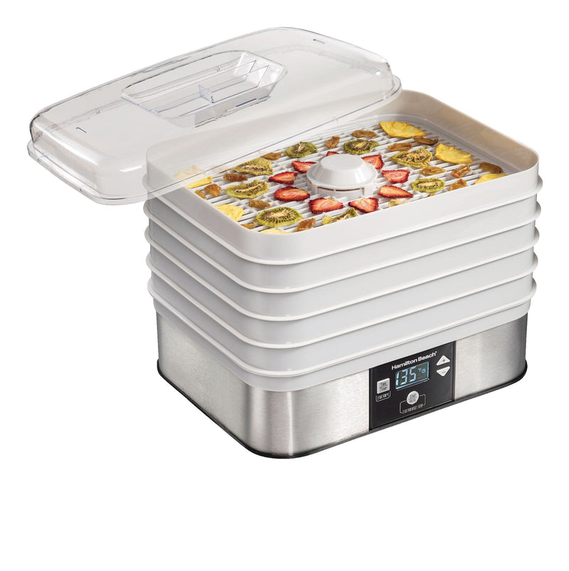 Digital Food Dehydrator with Adjustable Thermostat, Grey U3187