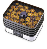 Digital Food Dehydrator with Adjustable Thermostat, Grey
