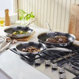 Paradigm Hybrid Ceramic Non-Stick Tri-ply Clad Cookware Set, 11-piece