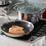 Paradigm Hybrid Ceramic Non-Stick Tri-ply Clad Cookware Set, 11-piece