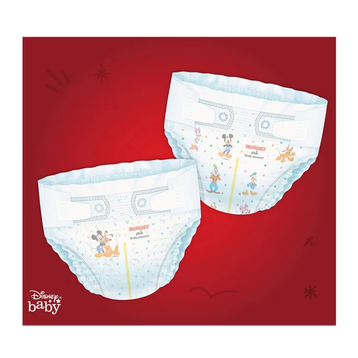 Huggies Little Movers Plus Diapers, Sizes 3 - 7
