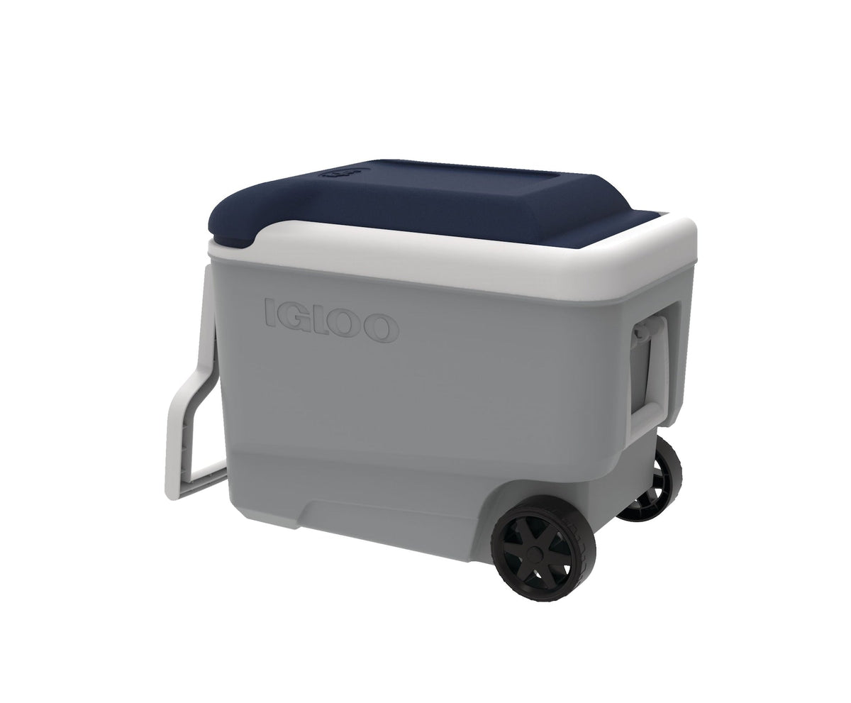 Maxcold Latitude Roller Cooler, 38-L, Grey/Blue