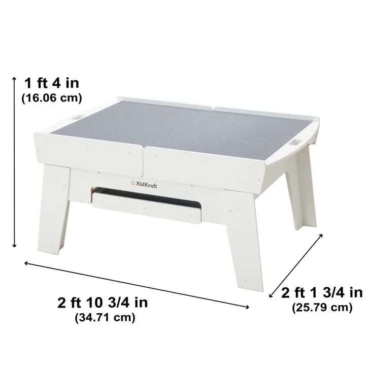 Building Bricks Play N Glow Light-Up Table with 210 Bricks