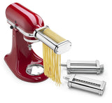 3-Piece Pasta Roller & Cutter Attachment Set