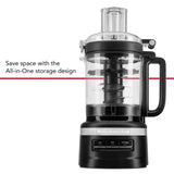 Food Processor Plus Black Matte, 9 Cups