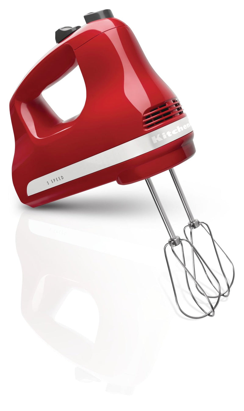Ultra Power 5-Speeds Hand Mixer with Turbo Beater Empire Red H8602