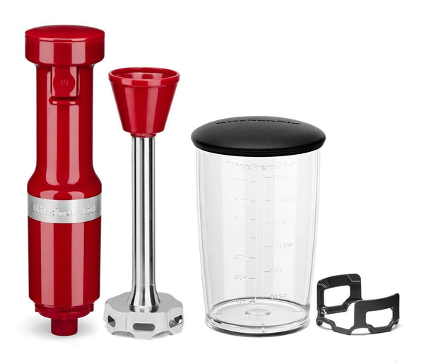 Variable Speed Corded Hand Blender with Blending Jar, Empire Red N6827