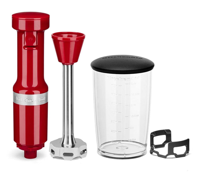 Variable Speed Corded Hand Blender with Blending Jar, Empire Red N6827