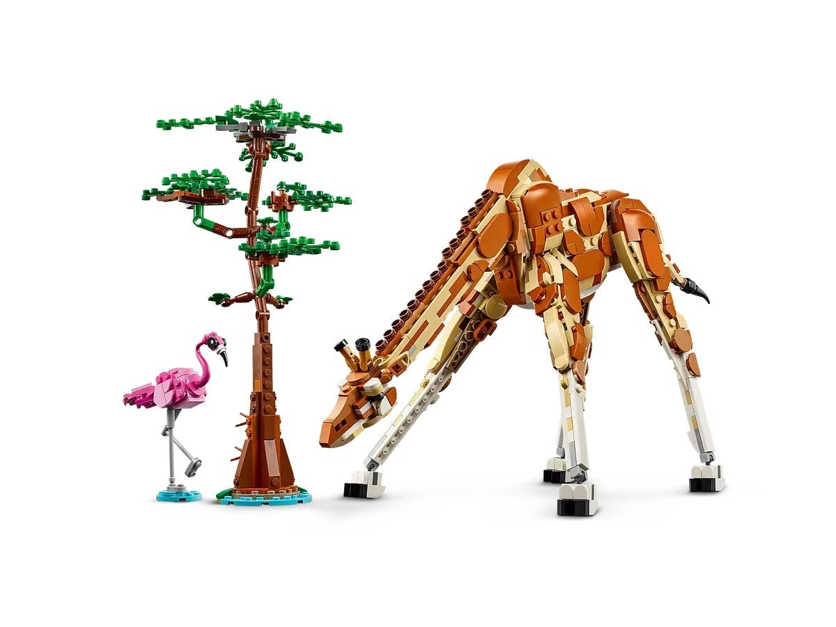 Creator 3-in-1 Wild Safari Animals - 31150, 780-pcs, Ages 9+