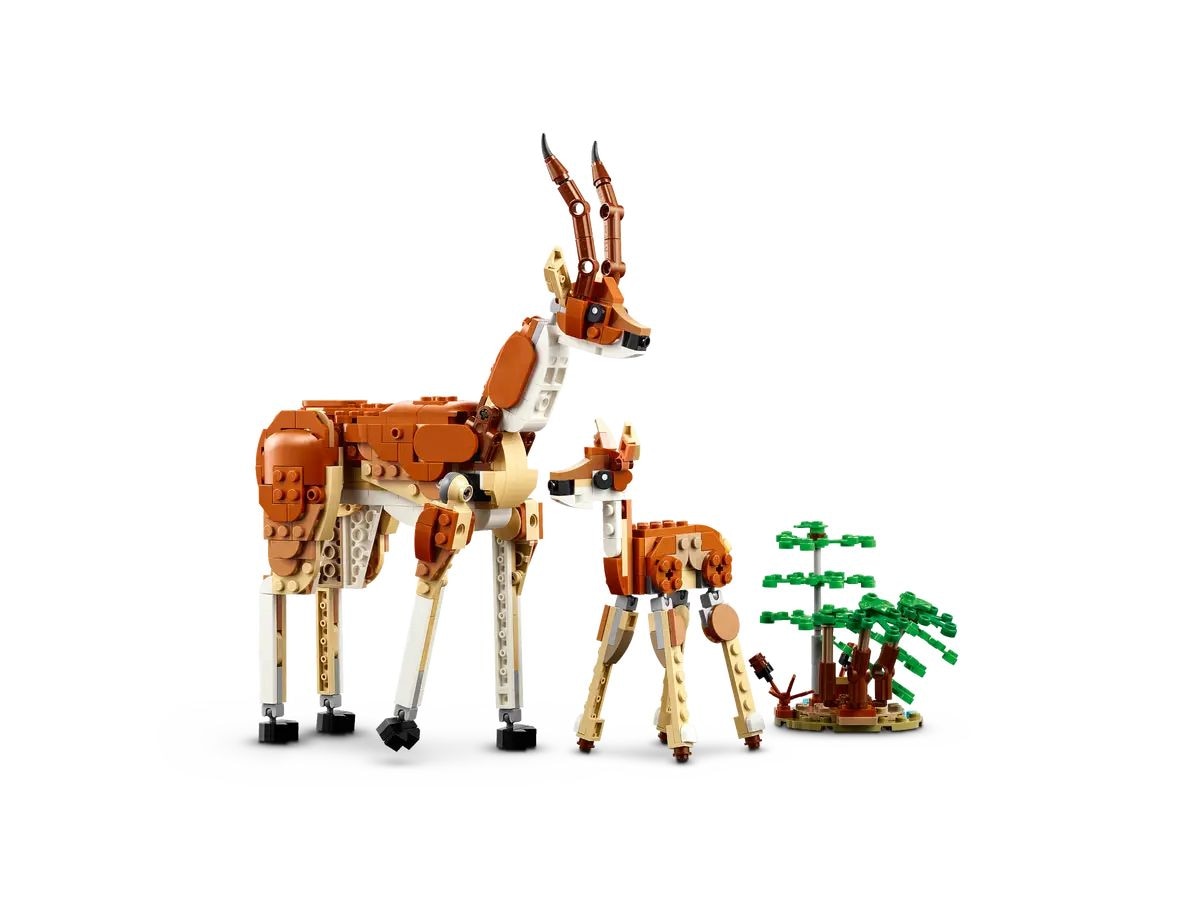 Creator 3-in-1 Wild Safari Animals - 31150, 780-pcs, Ages 9+
