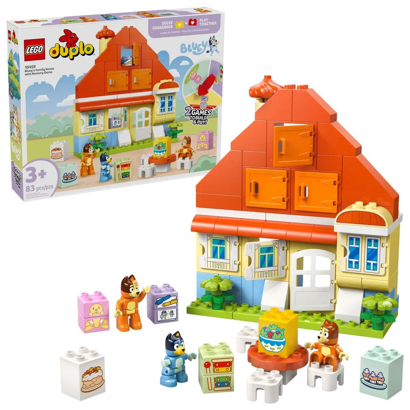 's Family House with Memory Game - 10459, 83-pcs, Ages 3+ X8080