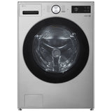LG 27 in. 5.8 cu ft. Graphite Steel Front Load Washer with AI DD and TurboWash