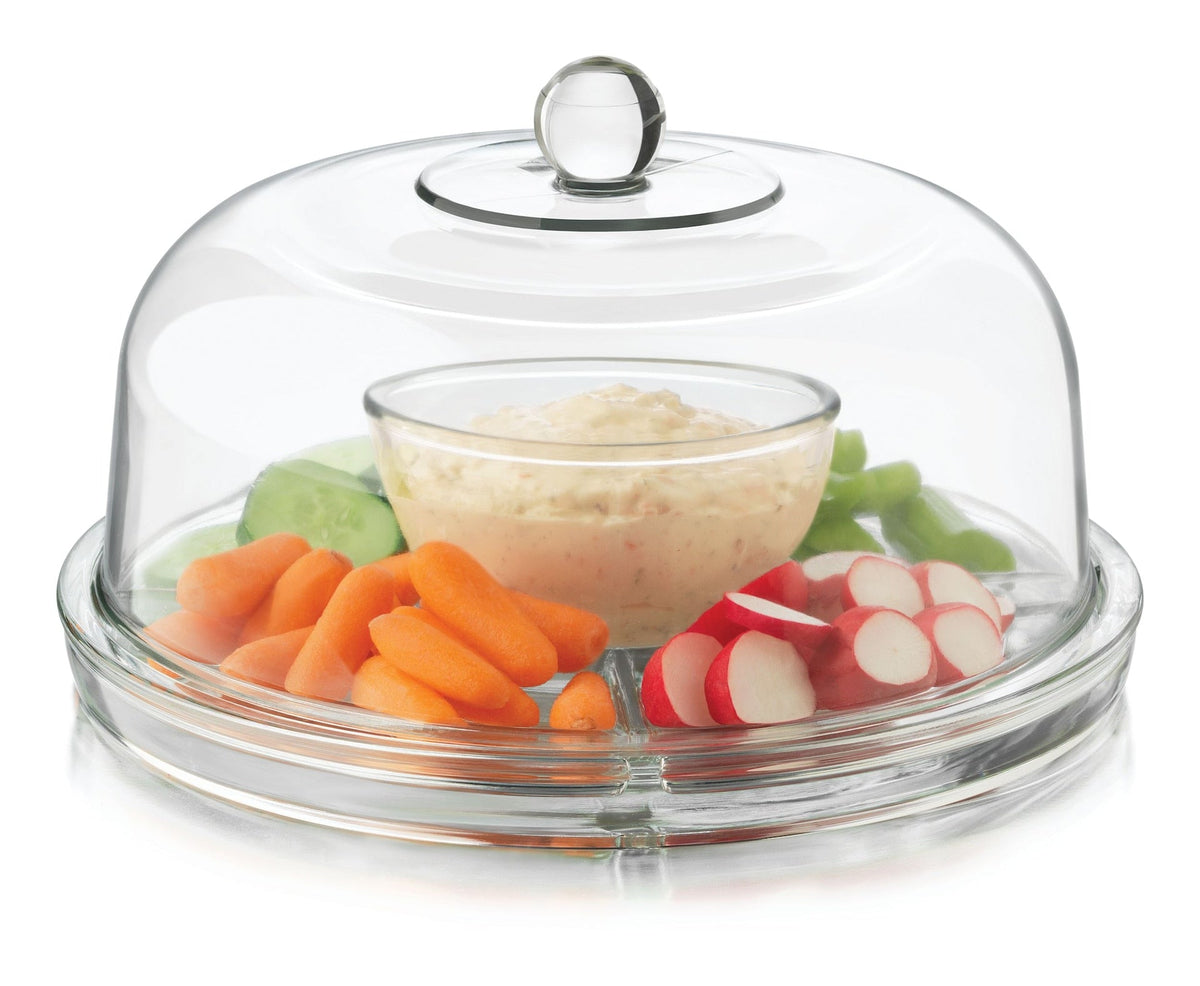 Selene 6-in-1 Server Cake Stand with Dome