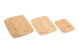 Bamboo Cutting Board, Assorted Sizes, 3-pk
