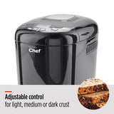 Bread Maker with 12 Digital Functions, Black, 2lb