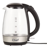 Cordless Electric Kettle with Blue Light, Glass, 1.7L