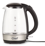 Cordless Electric Kettle with Blue Light, Glass, 1.7L