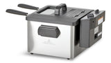 Deep Fryer with 2 Basket Capacity, Stainless Steel, 4.5-L