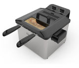 Deep Fryer with 2 Basket Capacity, Stainless Steel, 4.5-L