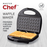 Non-Stick Waffle Maker with Indicator Lights