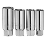 4 Piece 3/8" Drive Spark Plug Socket Set SAE