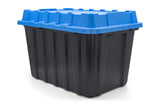 Heavy-Duty Polypropylene Tote with Domed Lid, 120-L
