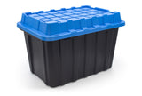 Heavy-Duty Polypropylene Tote with Domed Lid, 120-L