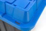 Heavy-Duty Polypropylene Tote with Domed Lid, 120-L