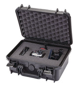 MAXIMUM Portable IP67 Waterproof Storage Case with Foam Layers, Small, Black