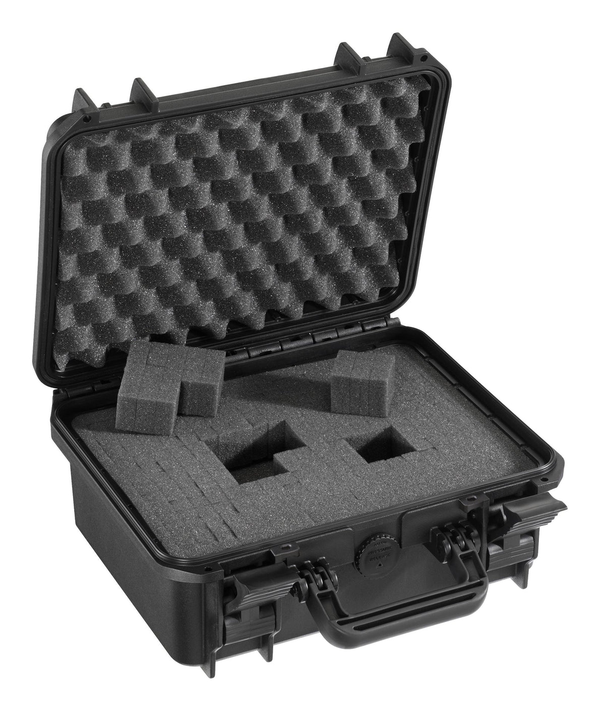 MAXIMUM Portable IP67 Waterproof Storage Case with Foam Layers, Small, Black