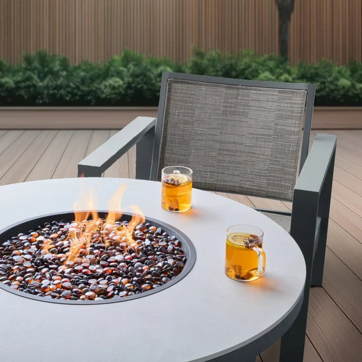 Milo 5-piece Patio Seating Set with Fire Table